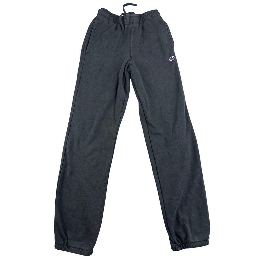 Champion‎ Joggers Men S Black Authentic Jersey Athletic Pockets Gym Streetwear